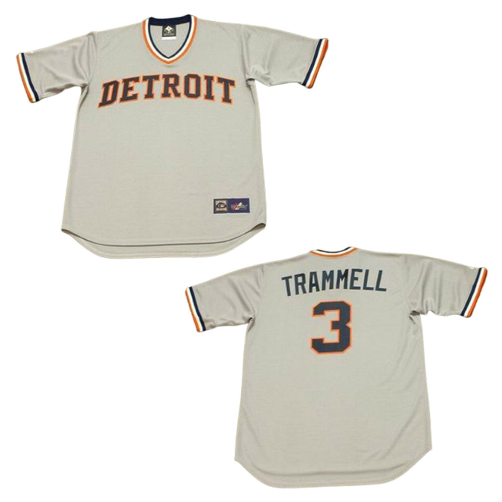 Alan Trammell Detroit Tigers 3 Jersey