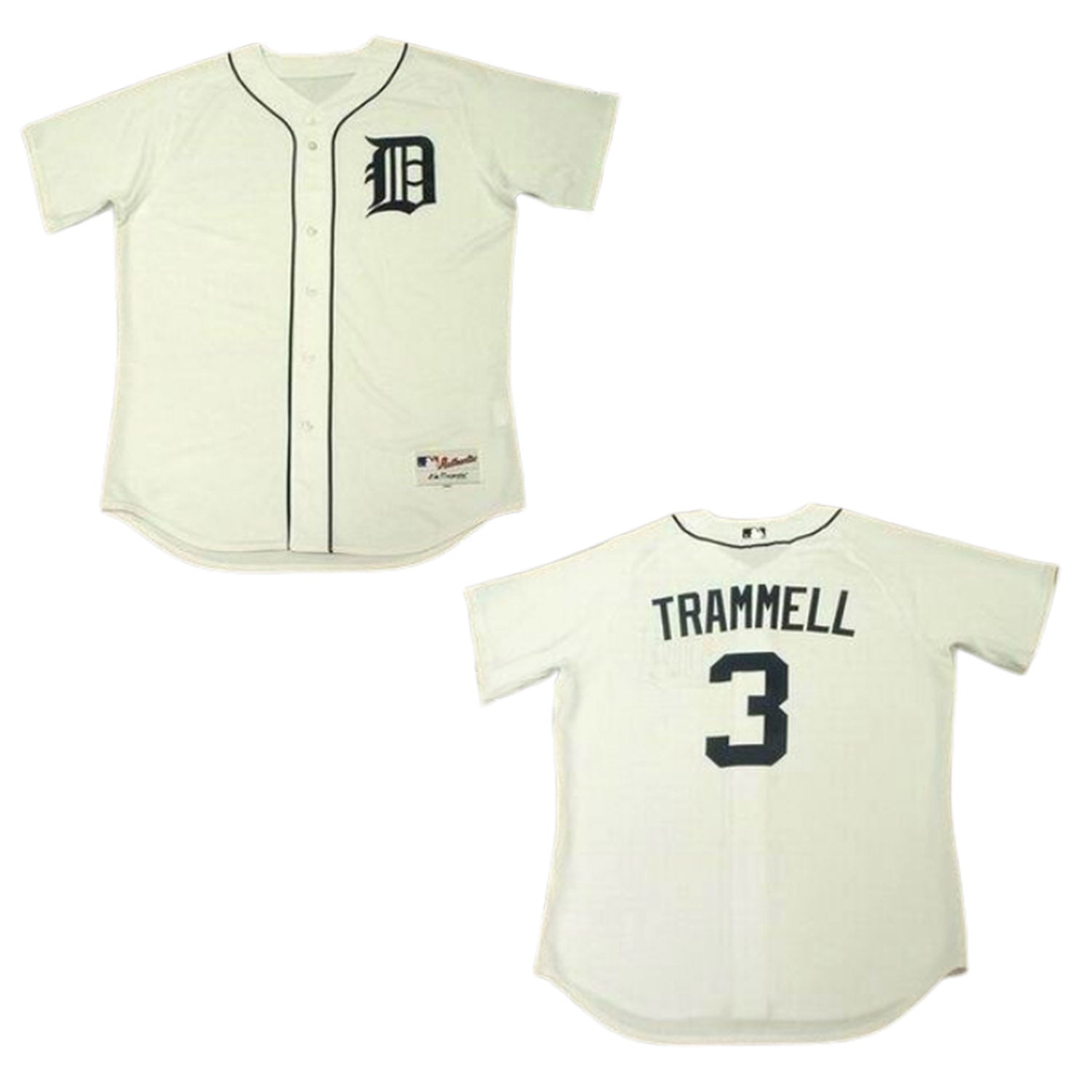 Alan Trammell Detroit Tigers 3 Jersey
