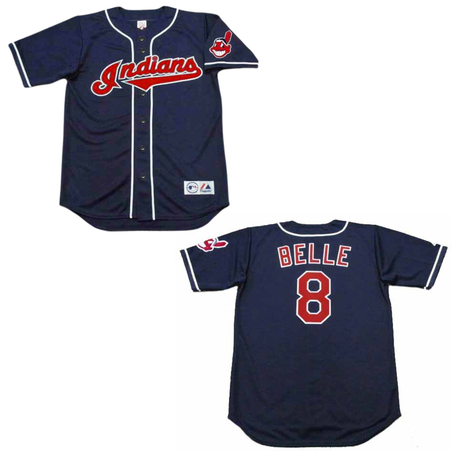 Albert Belle Cleveland Indians 8 Jersey