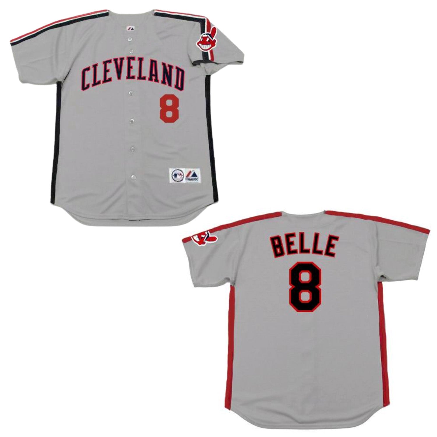 Albert Belle Cleveland Indians 8 Jersey
