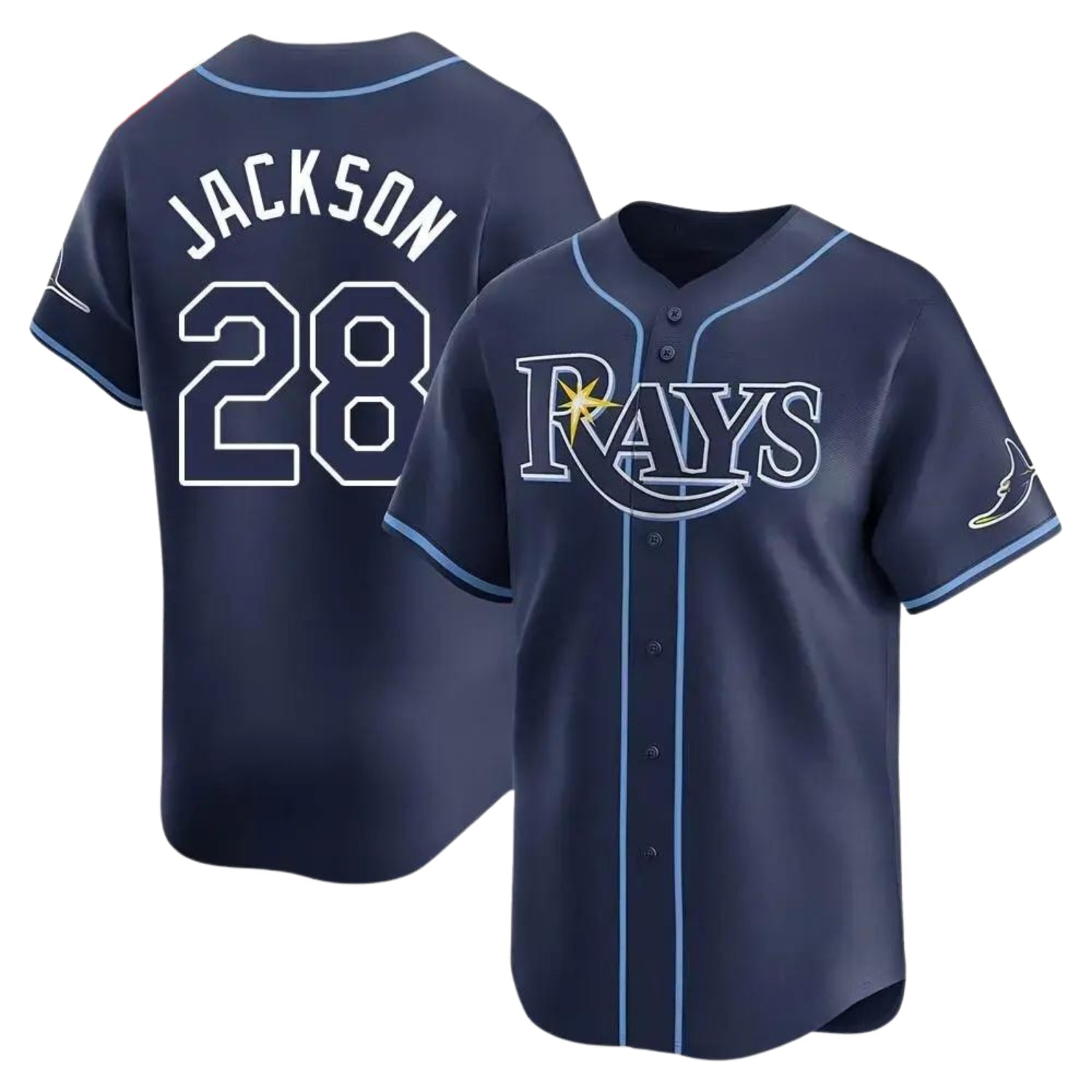 Alex Jackson Tampa Bay Rays 28 Jersey