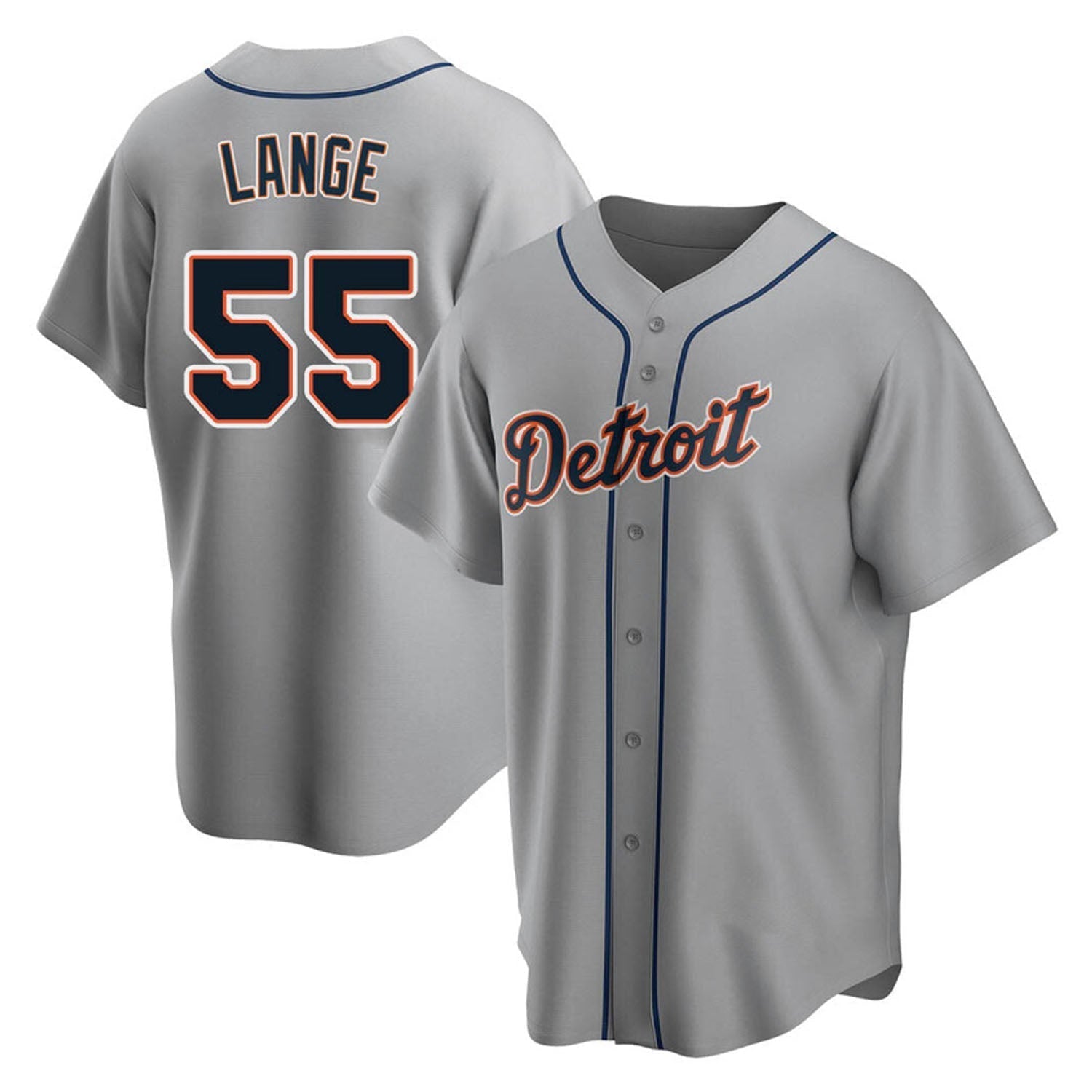 Alex Lange Detroit Tigers 55 Jersey