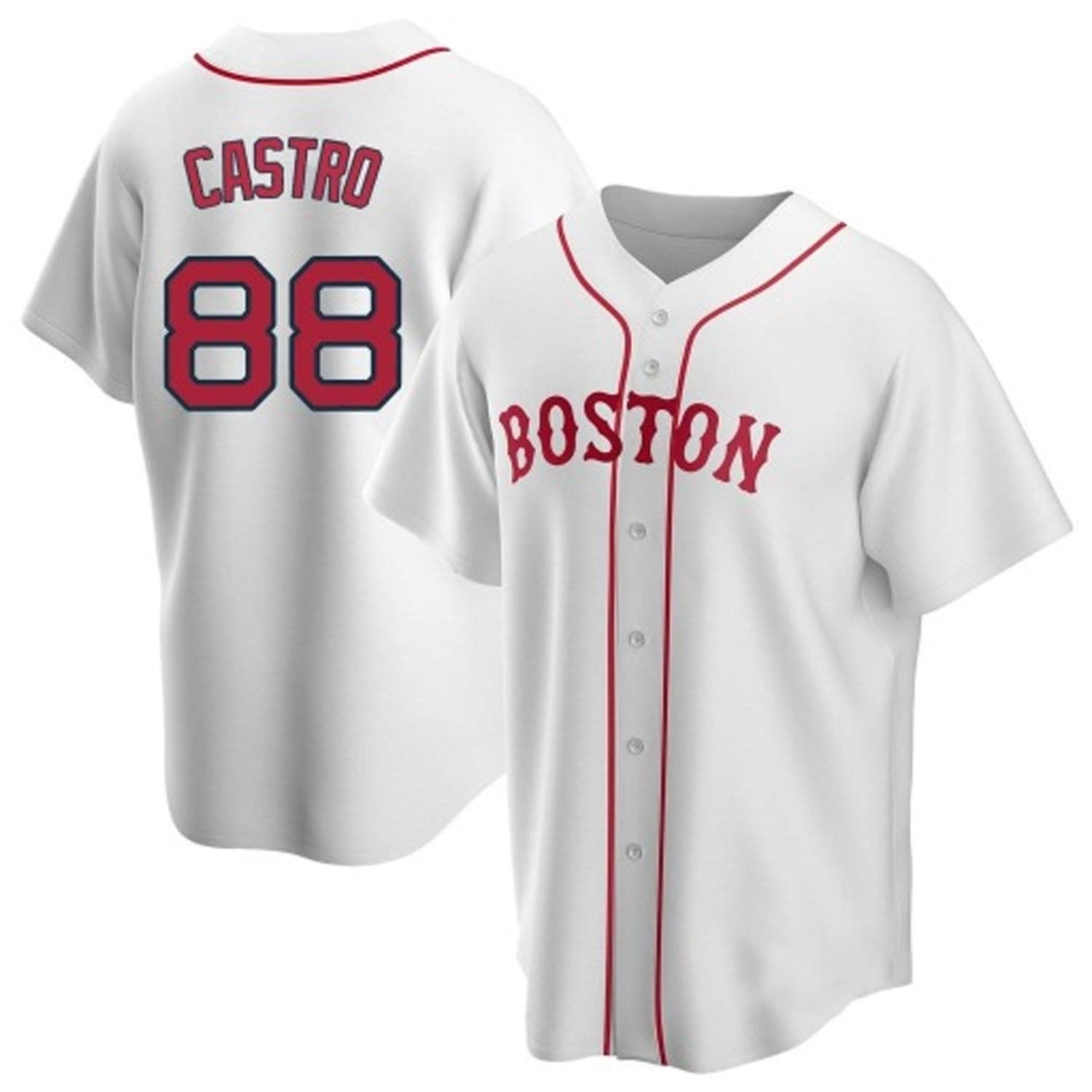Allan Castro Boston Red Sox 88 Jersey