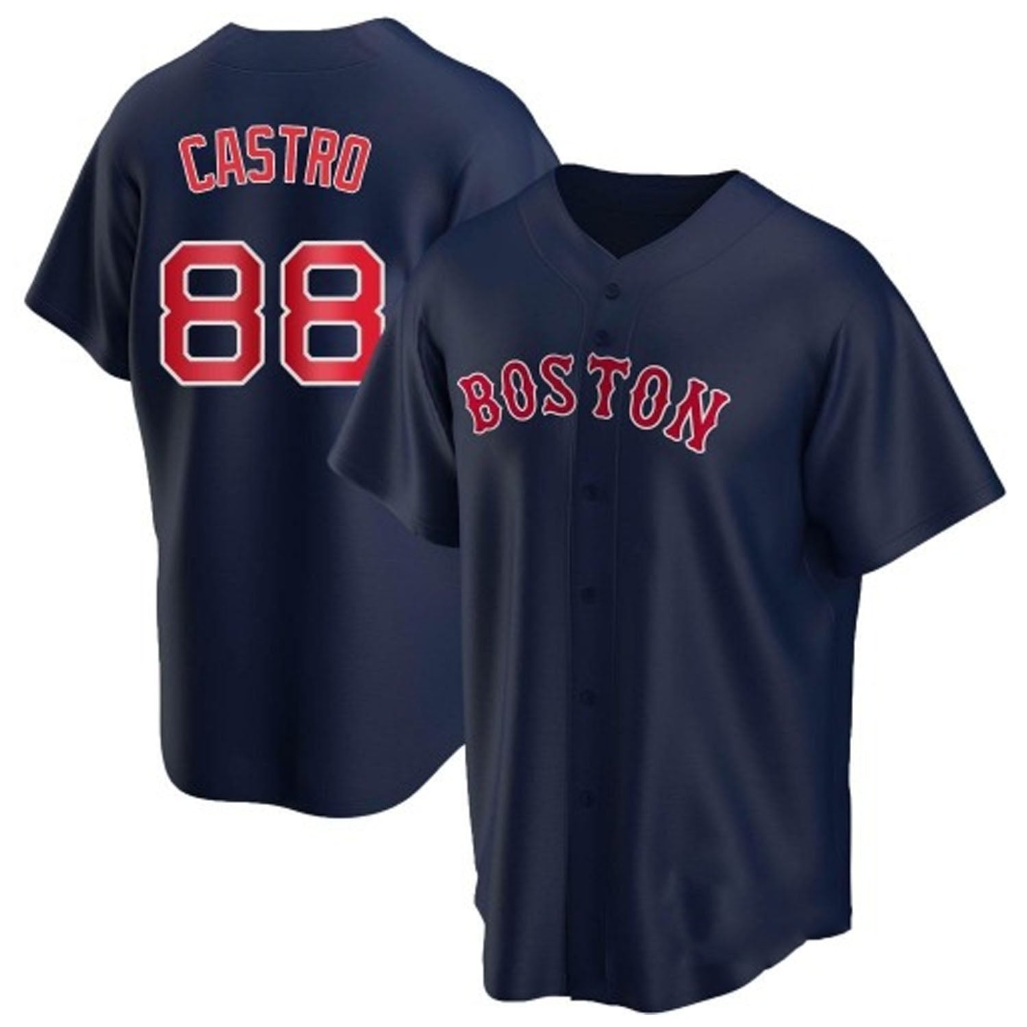 Allan Castro Boston Red Sox 88 Jersey