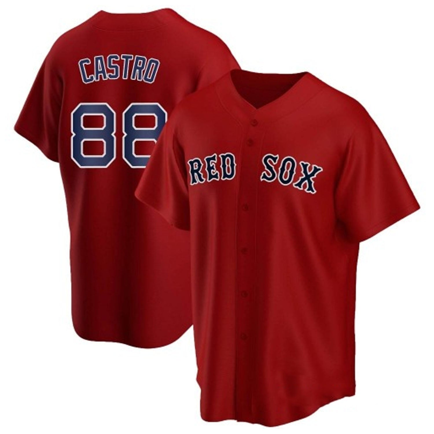 Allan Castro Boston Red Sox 88 Jersey