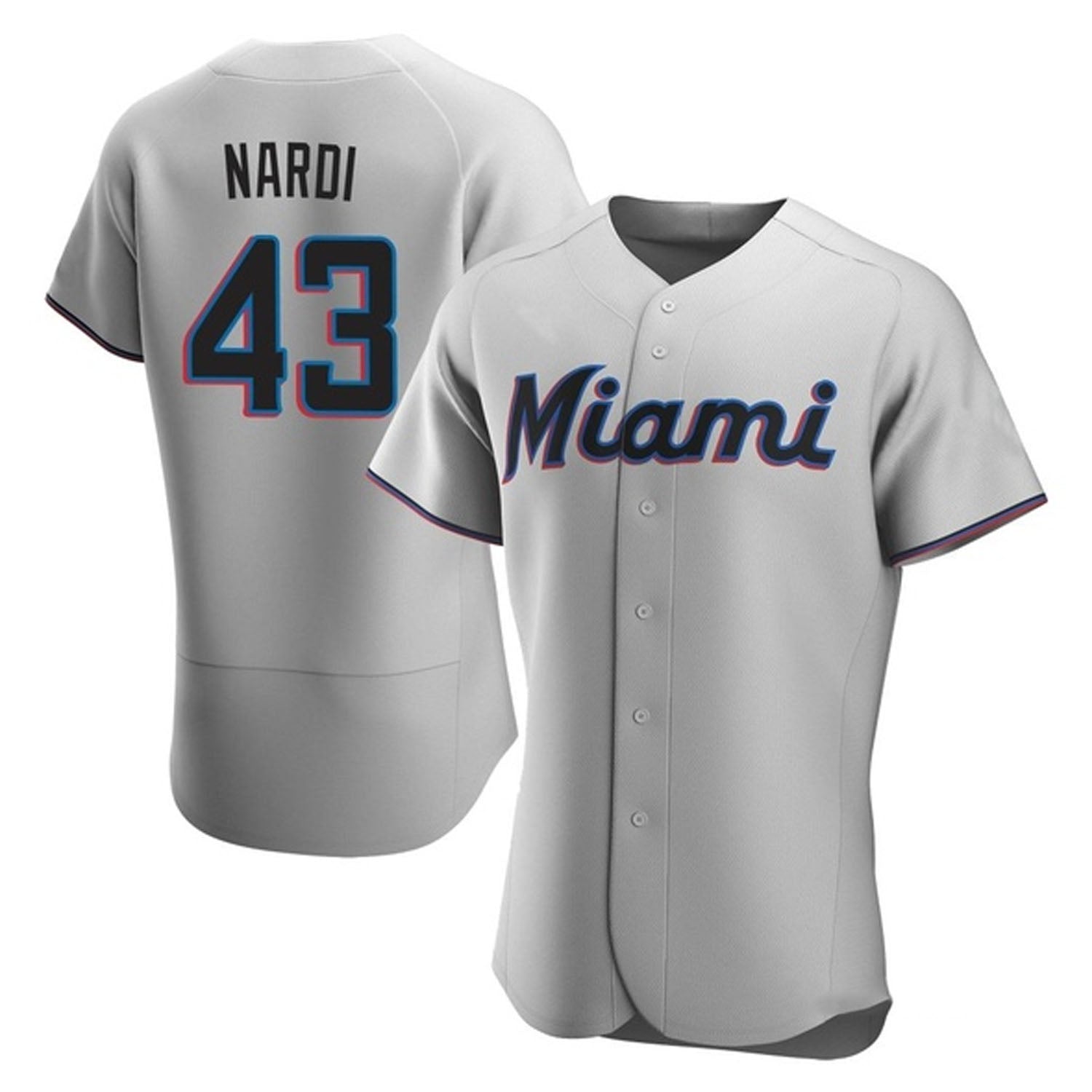 Andrew Nardi Miami Marlins 43 Jersey