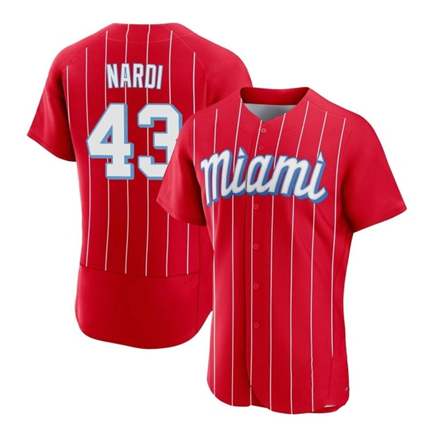 Andrew Nardi Miami Marlins 43 Jersey