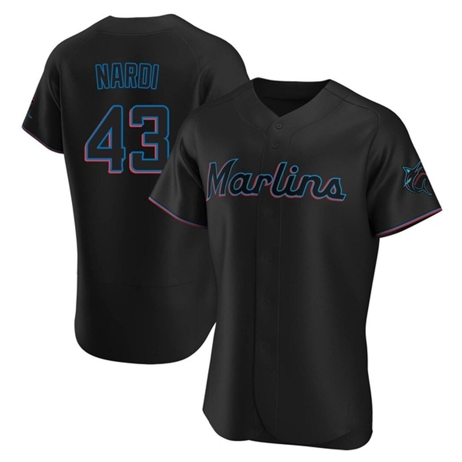 Andrew Nardi Miami Marlins 43 Jersey