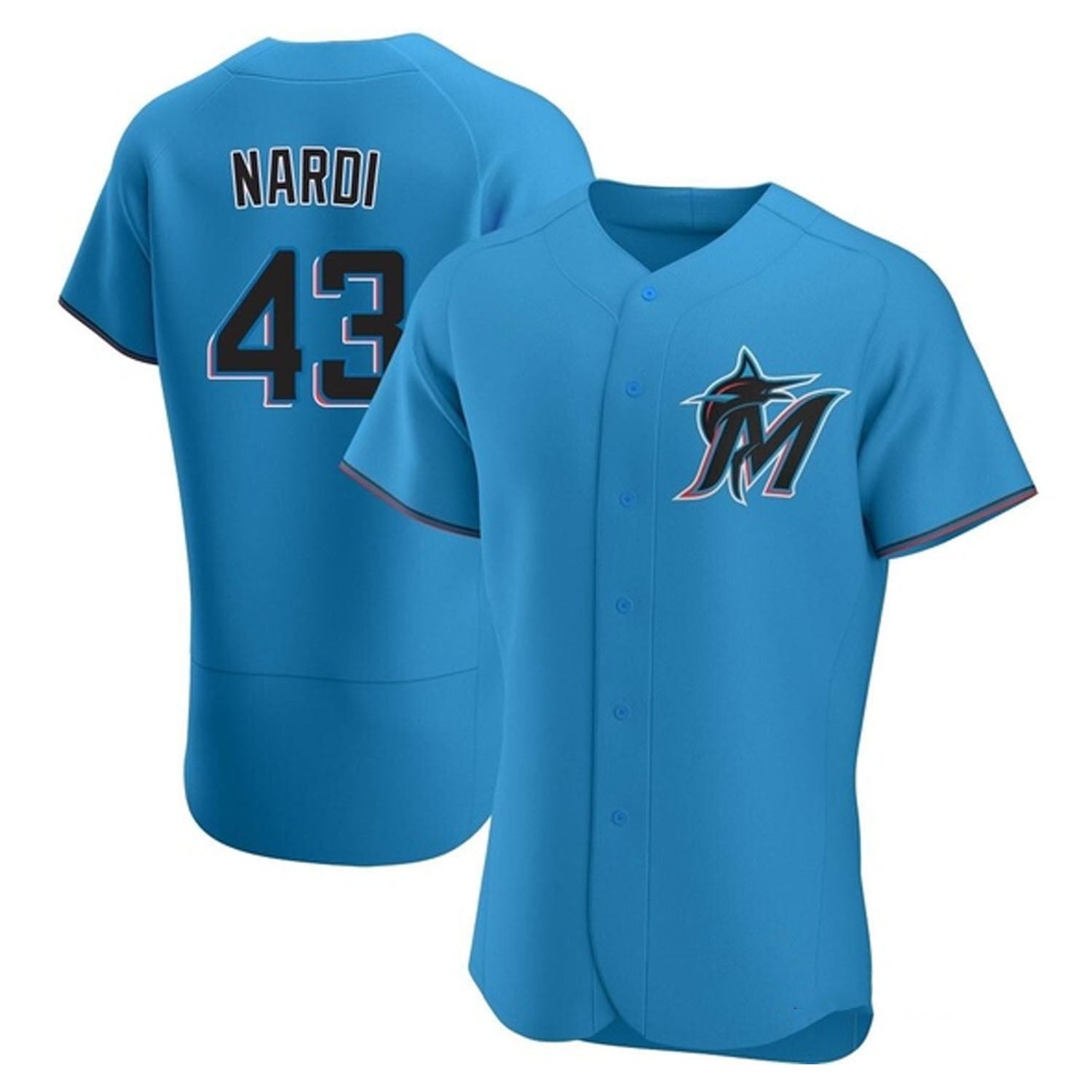 Andrew Nardi Miami Marlins 43 Jersey