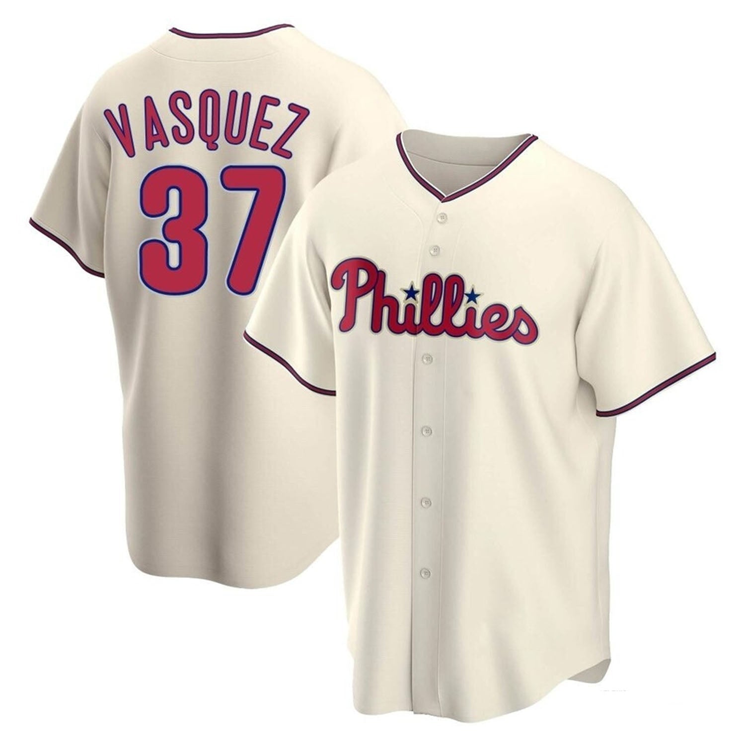 Andrew Vasquez Philadelphia Phillies 37 Jersey