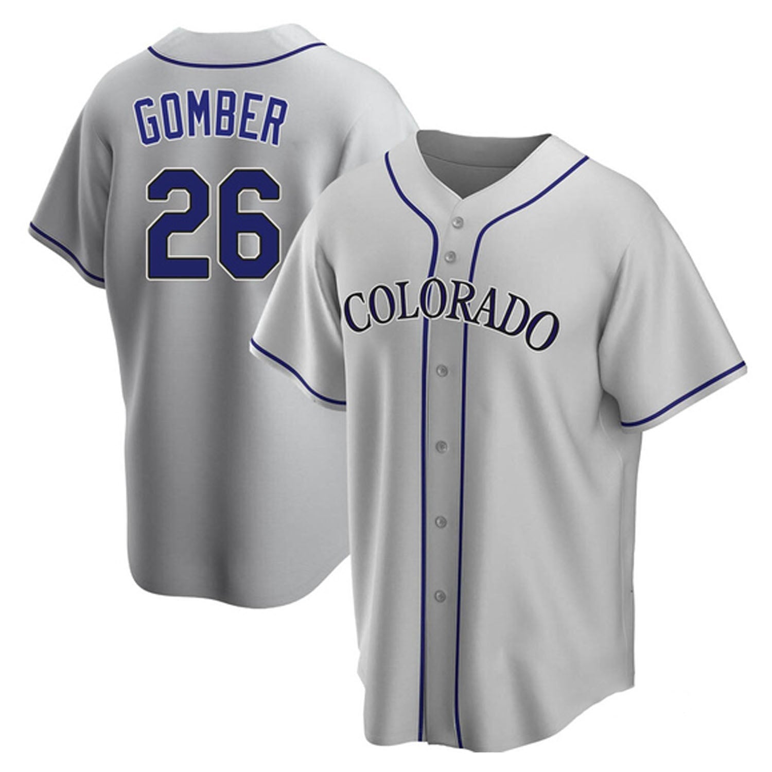 Austin Gomber Colorado Rockies 26 Jersey