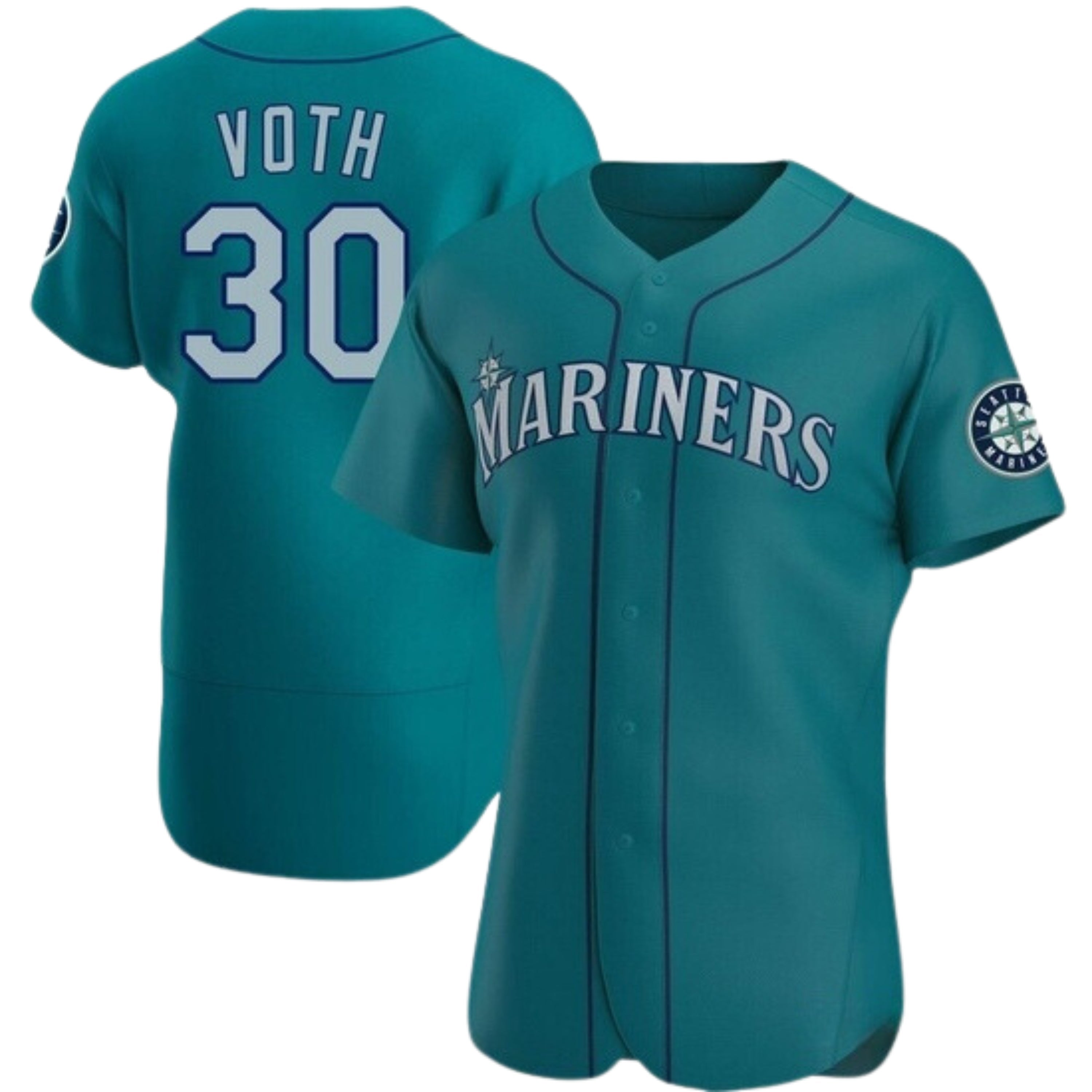 Austin Voth Seattle Mariners 30 Jersey