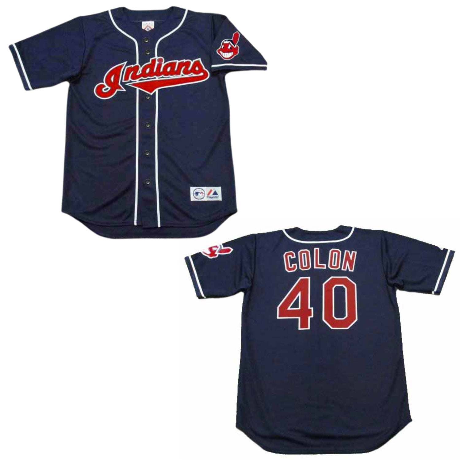 Bartolo Colon Cleveland Indians 40 Jersey