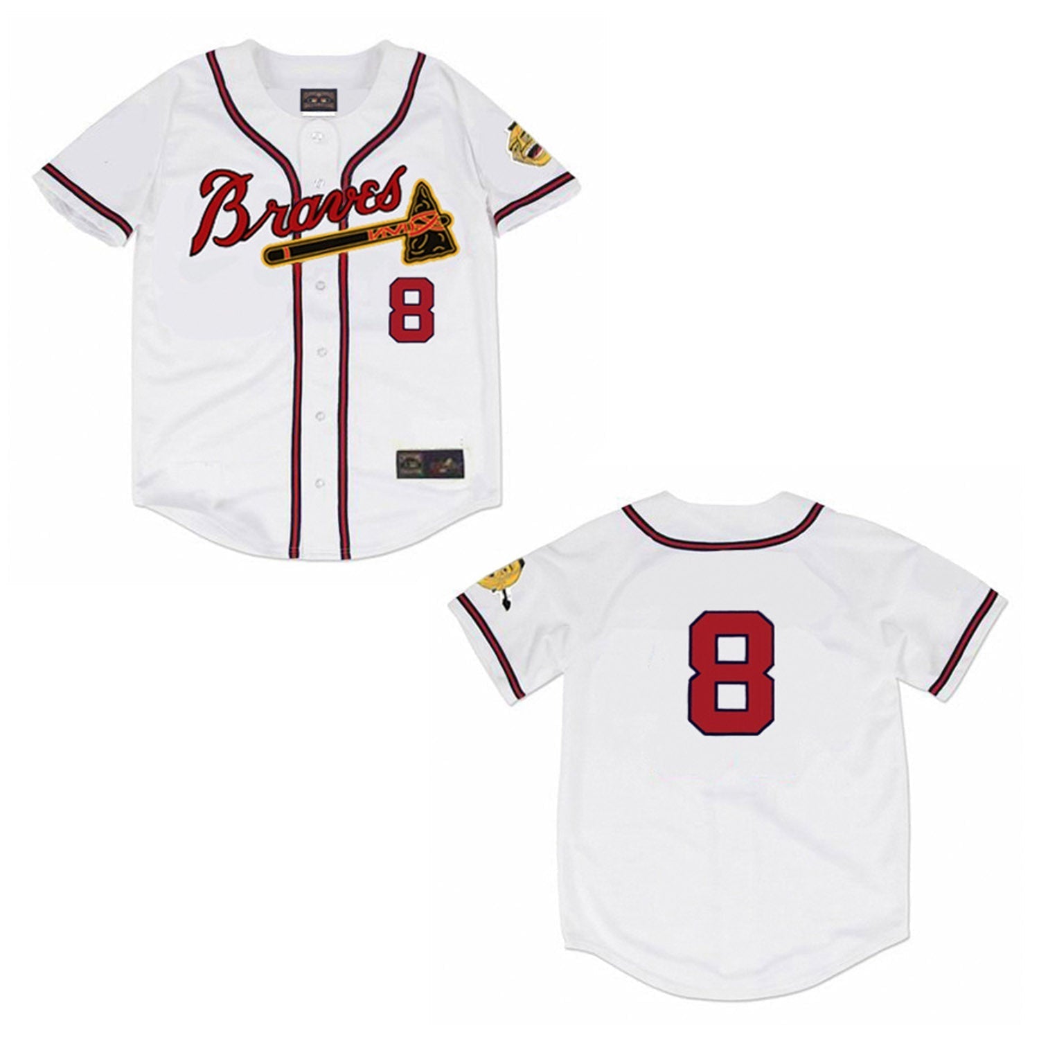 Bob Uecker Milwaukee Braves 8 Jersey