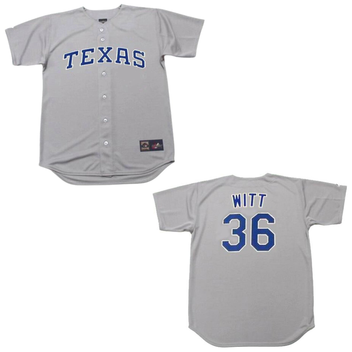 Bob Witt Texas Rangers 36 Jersey