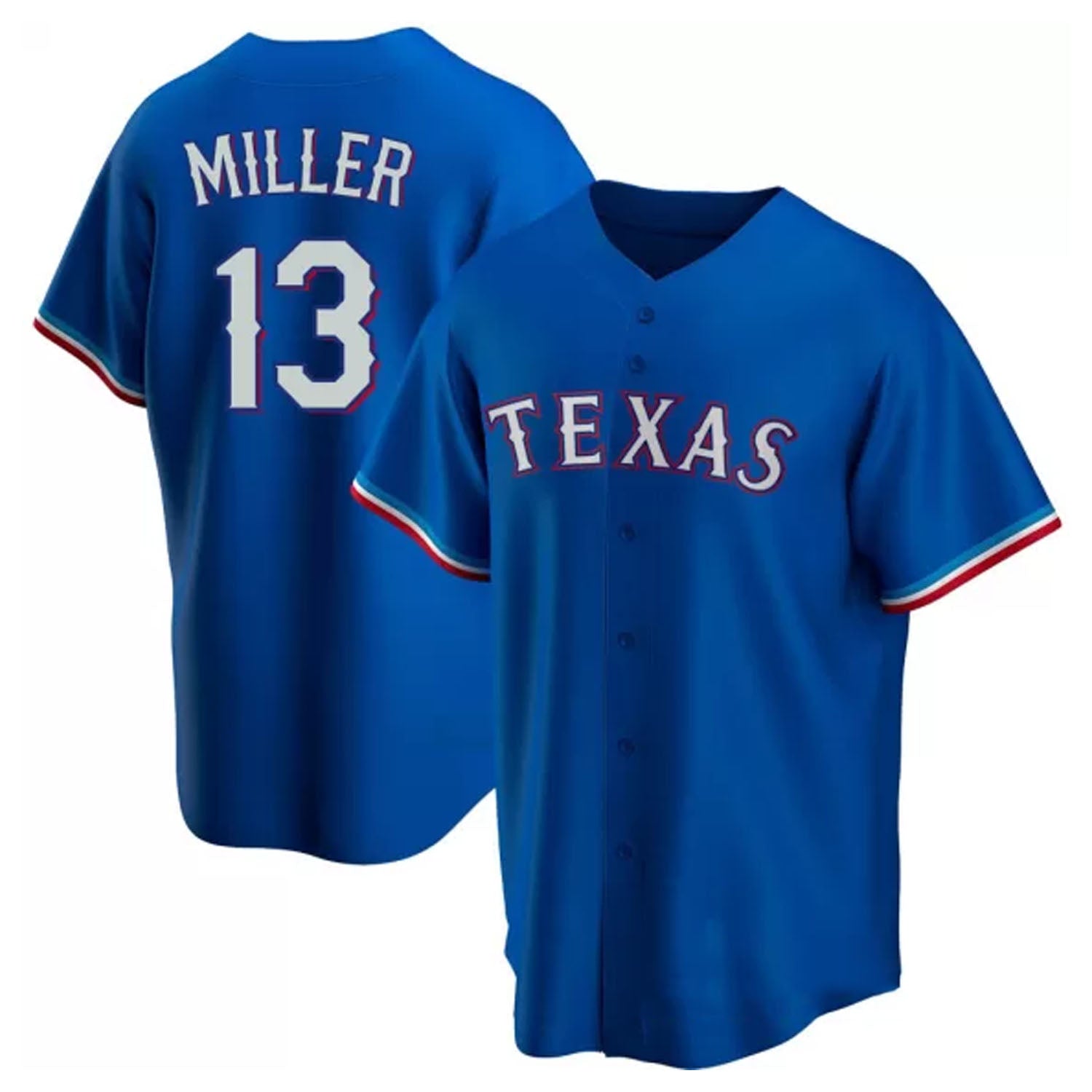 Brad Miller Texas Rangers 13 Jersey