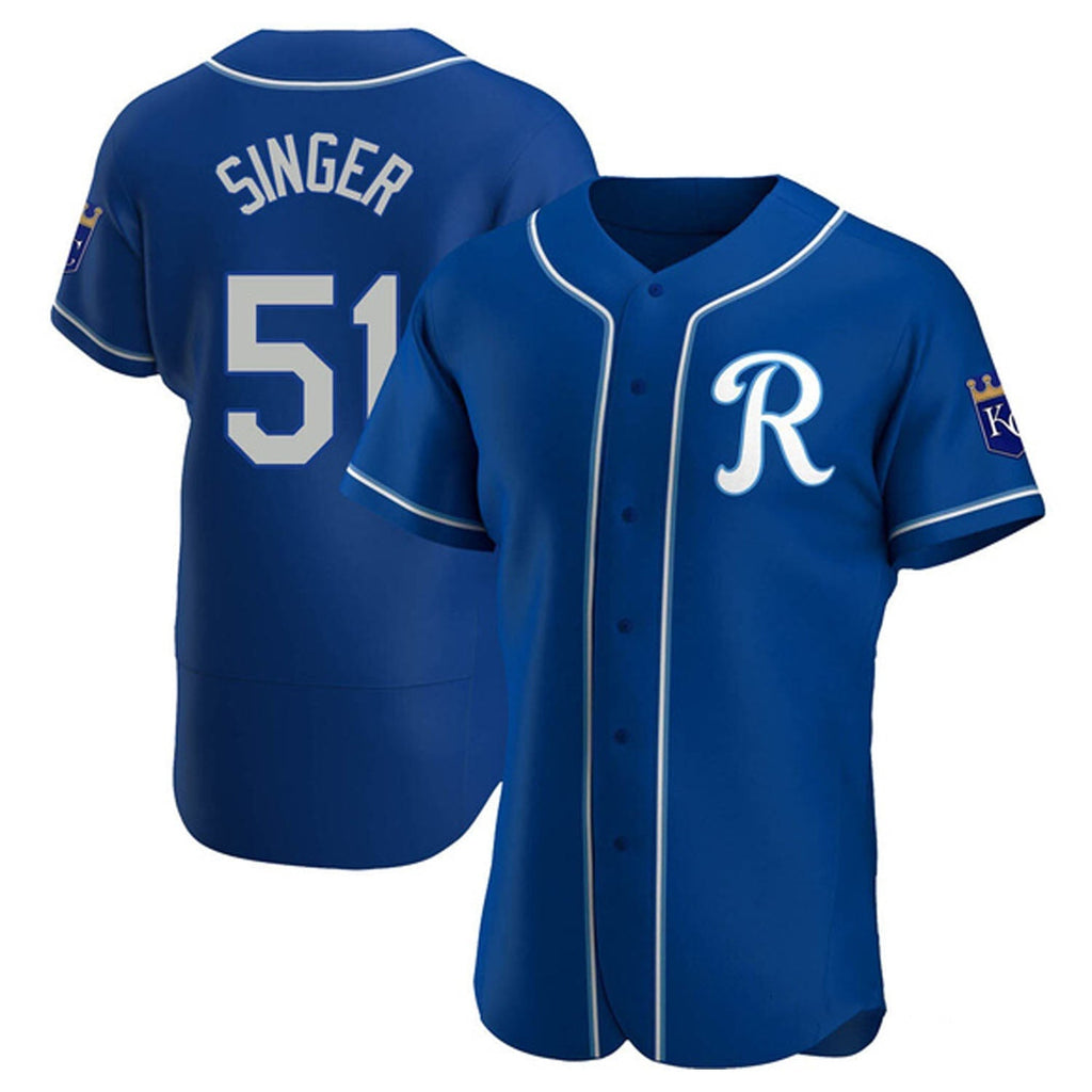 Brady Singer Kansas City Royals 51 Jersey