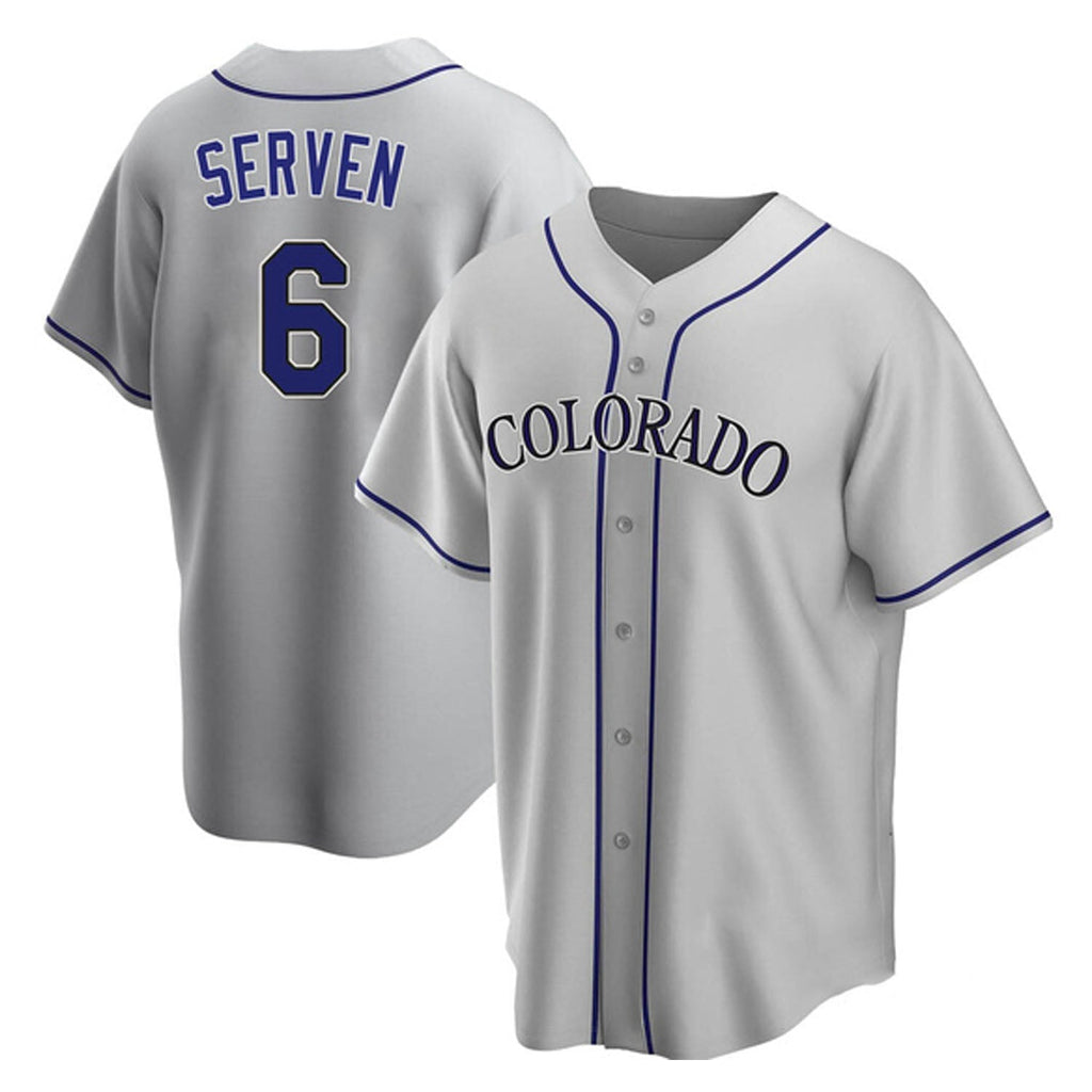 Brian Serven Colorado Rockies 6 Jersey