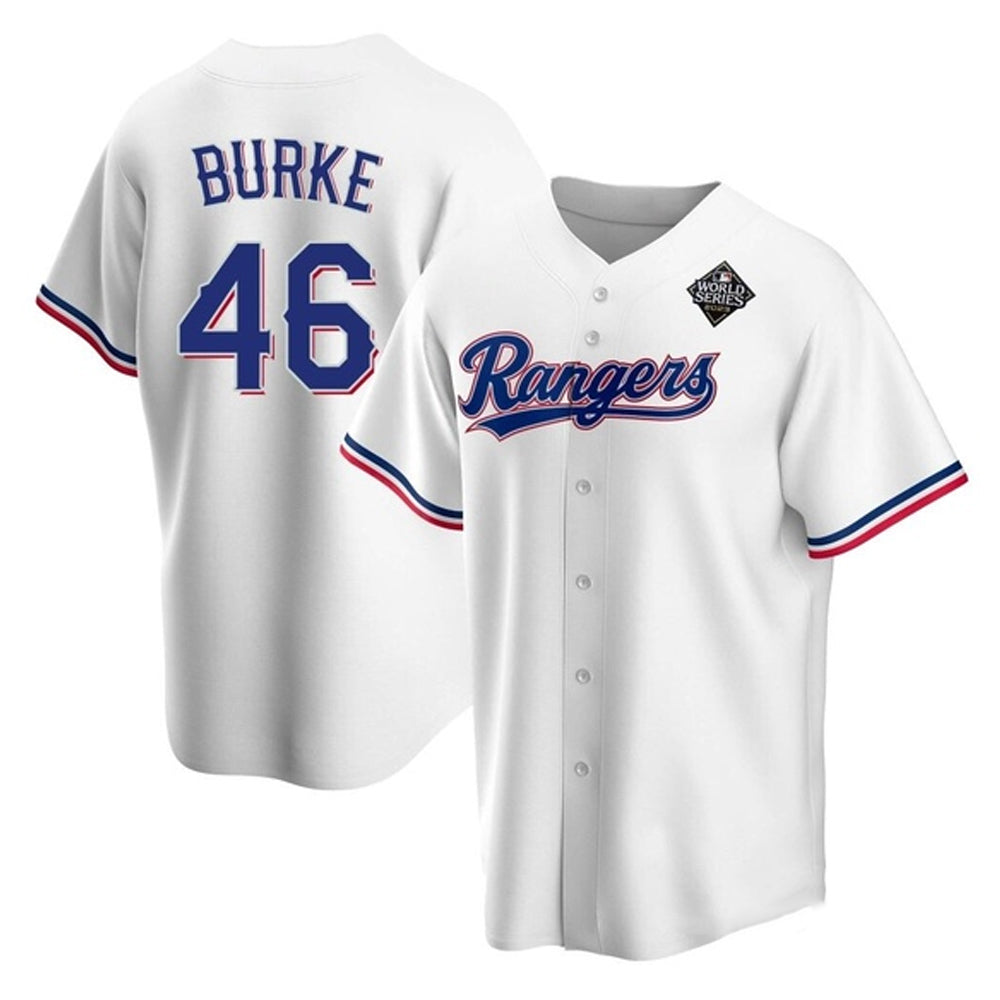 Brock Burke Texas Ranger 46 Jersey