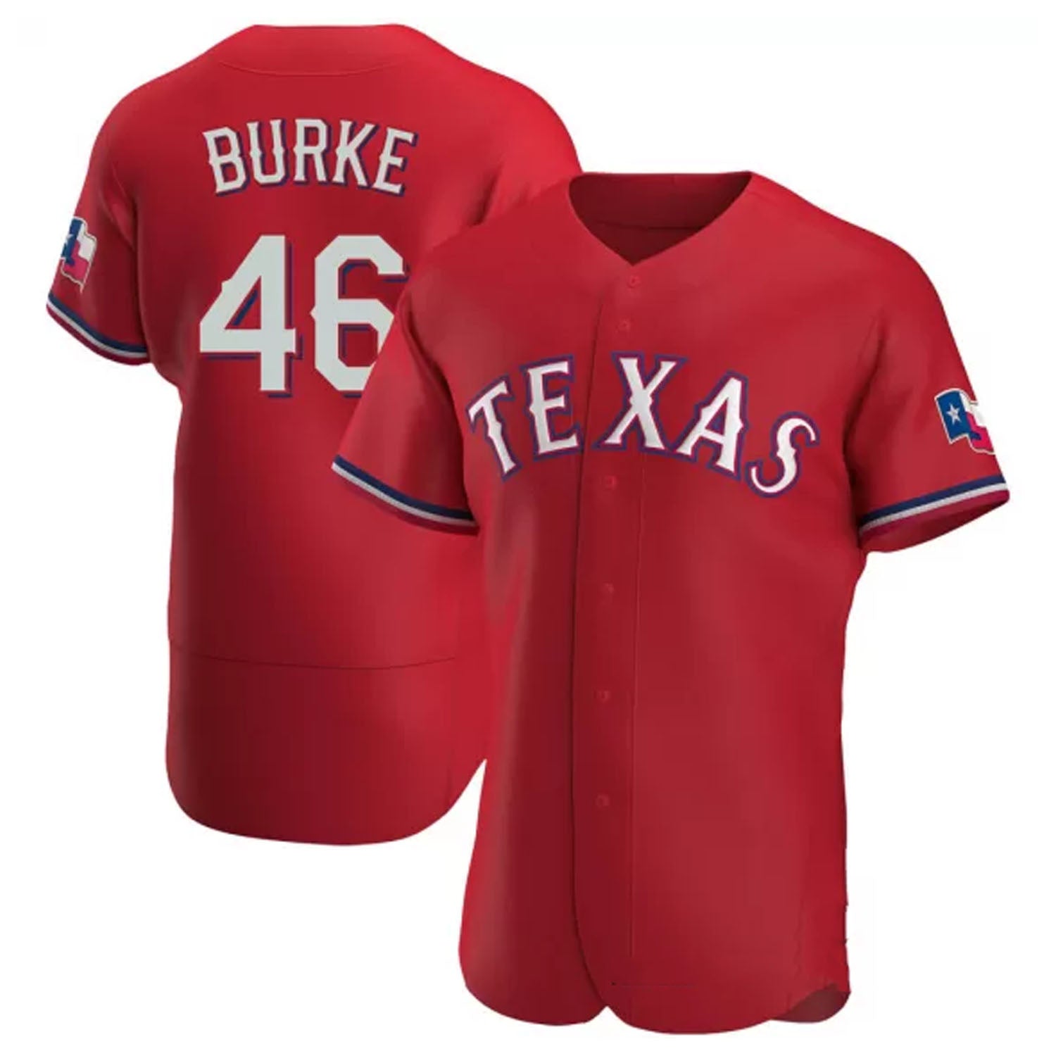 Brock Burke Texas Rangers 46 Jersey
