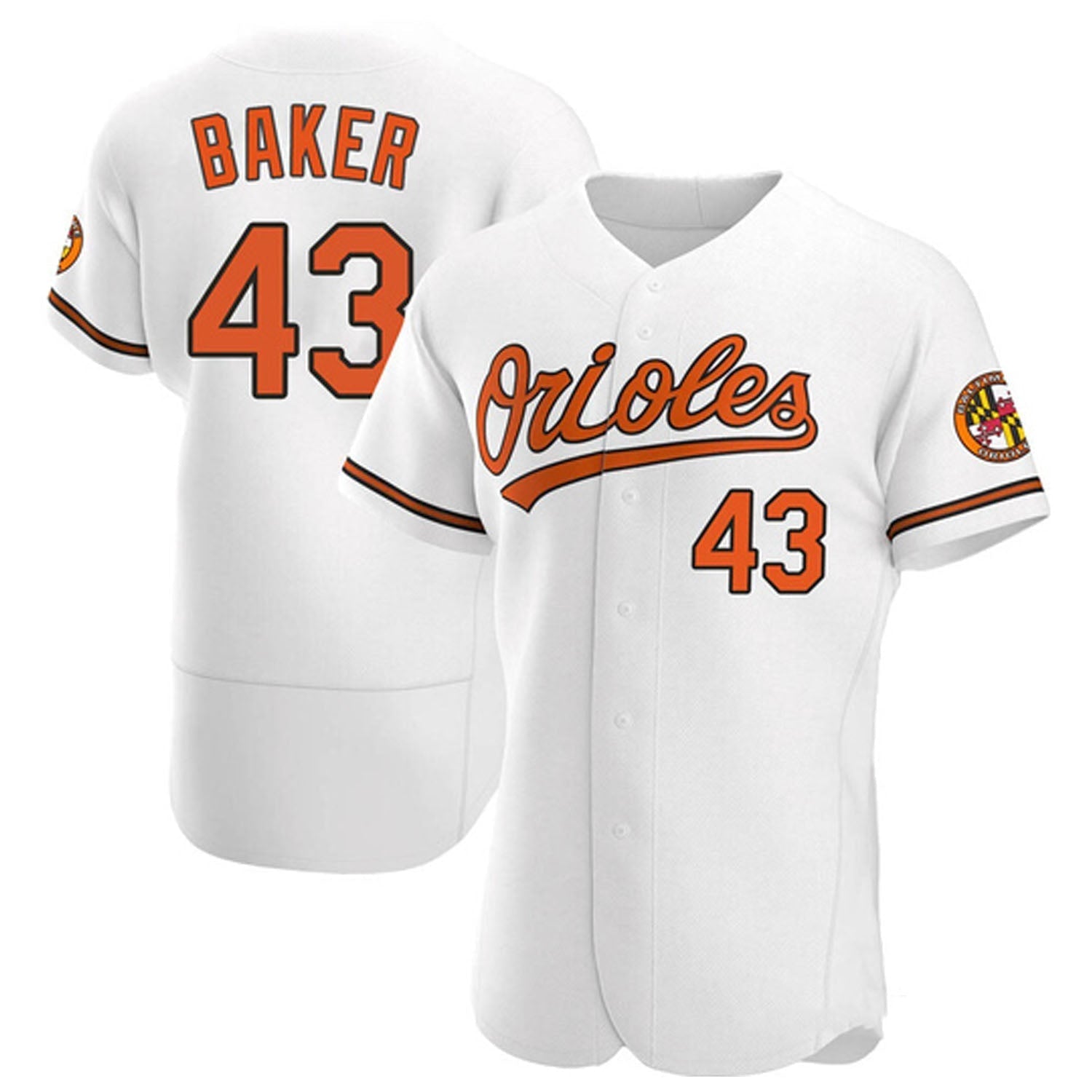 Bryan Baker Baltimore Orioles 43 Jersey