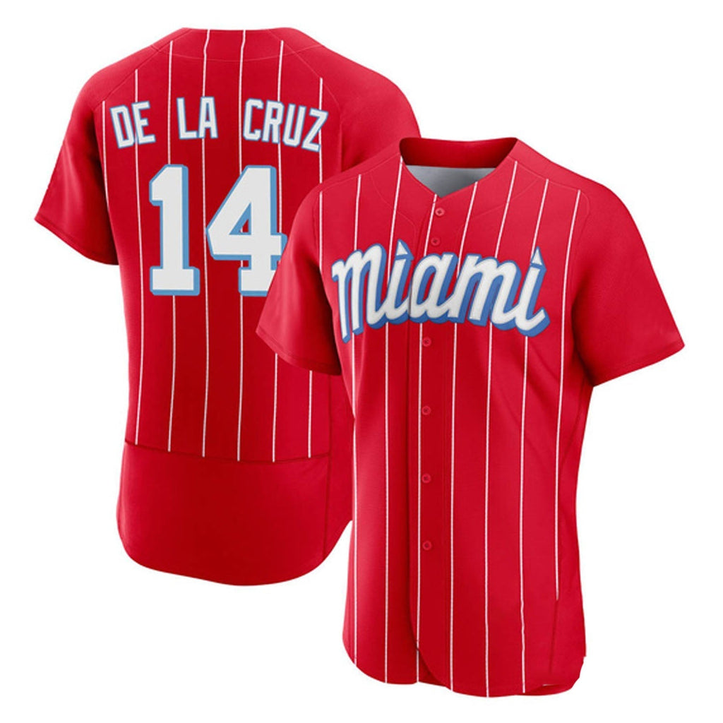 Bryan De La Cruz Miami Marlins 14 Jersey