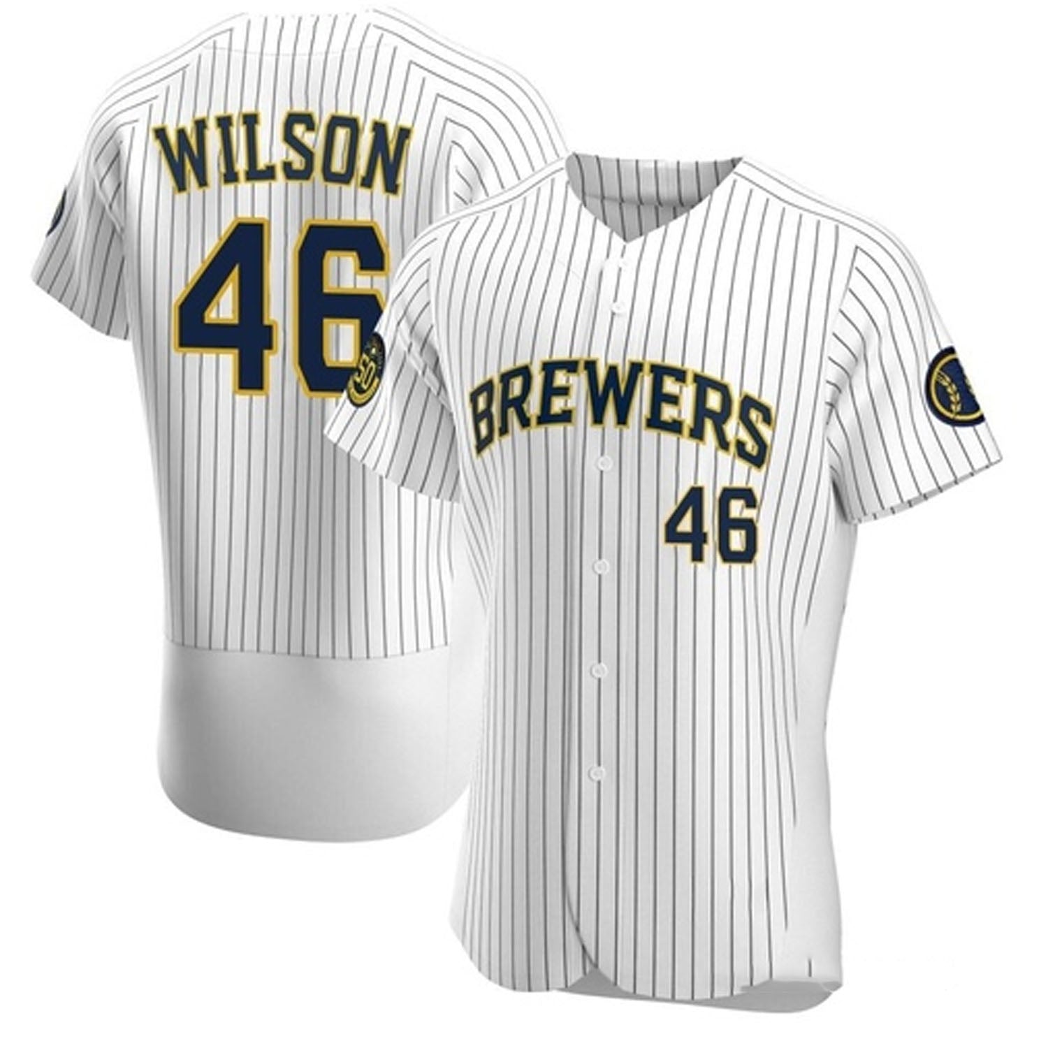 Bryse Wilson Milwaukee Brewers 46 Jersey