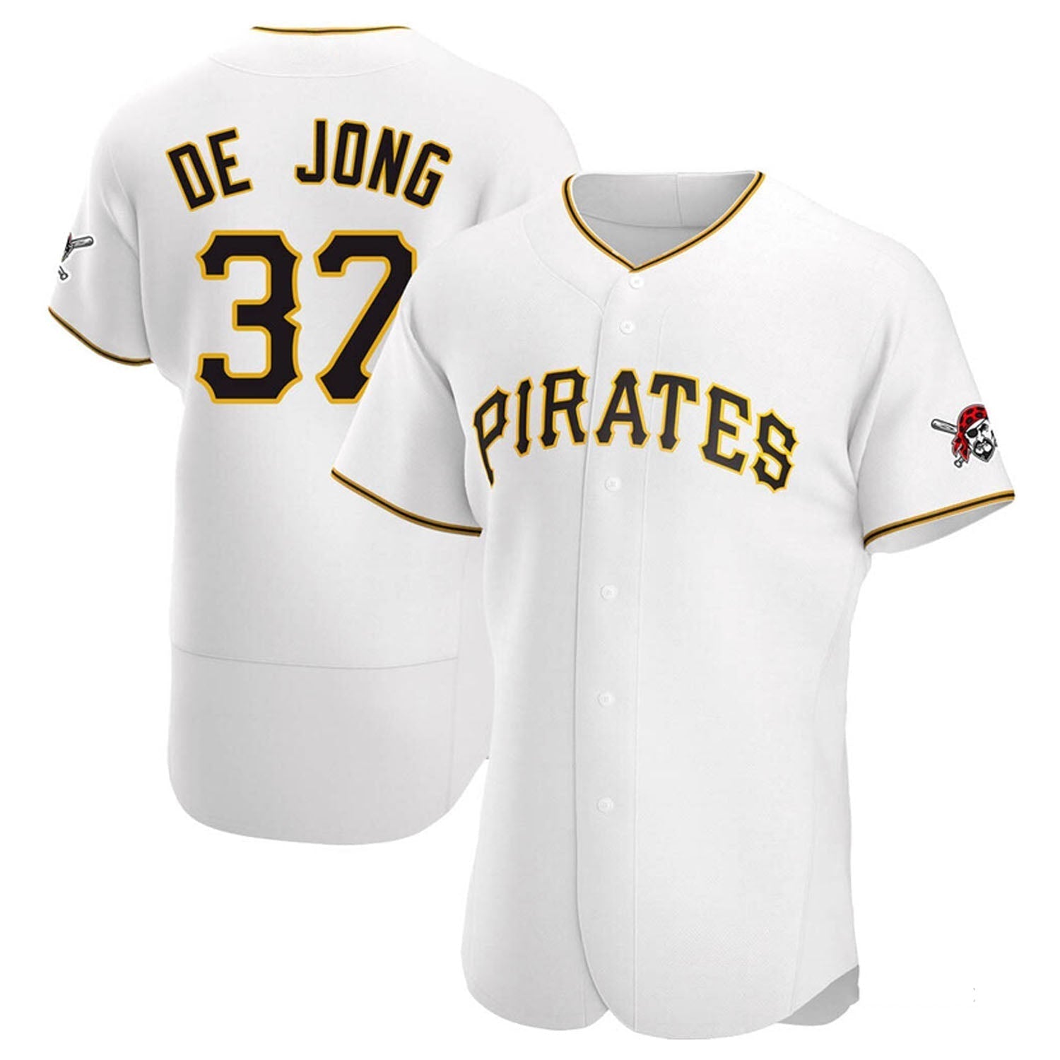 Chase De Jong Pittsburgh Pirates 37 Jersey