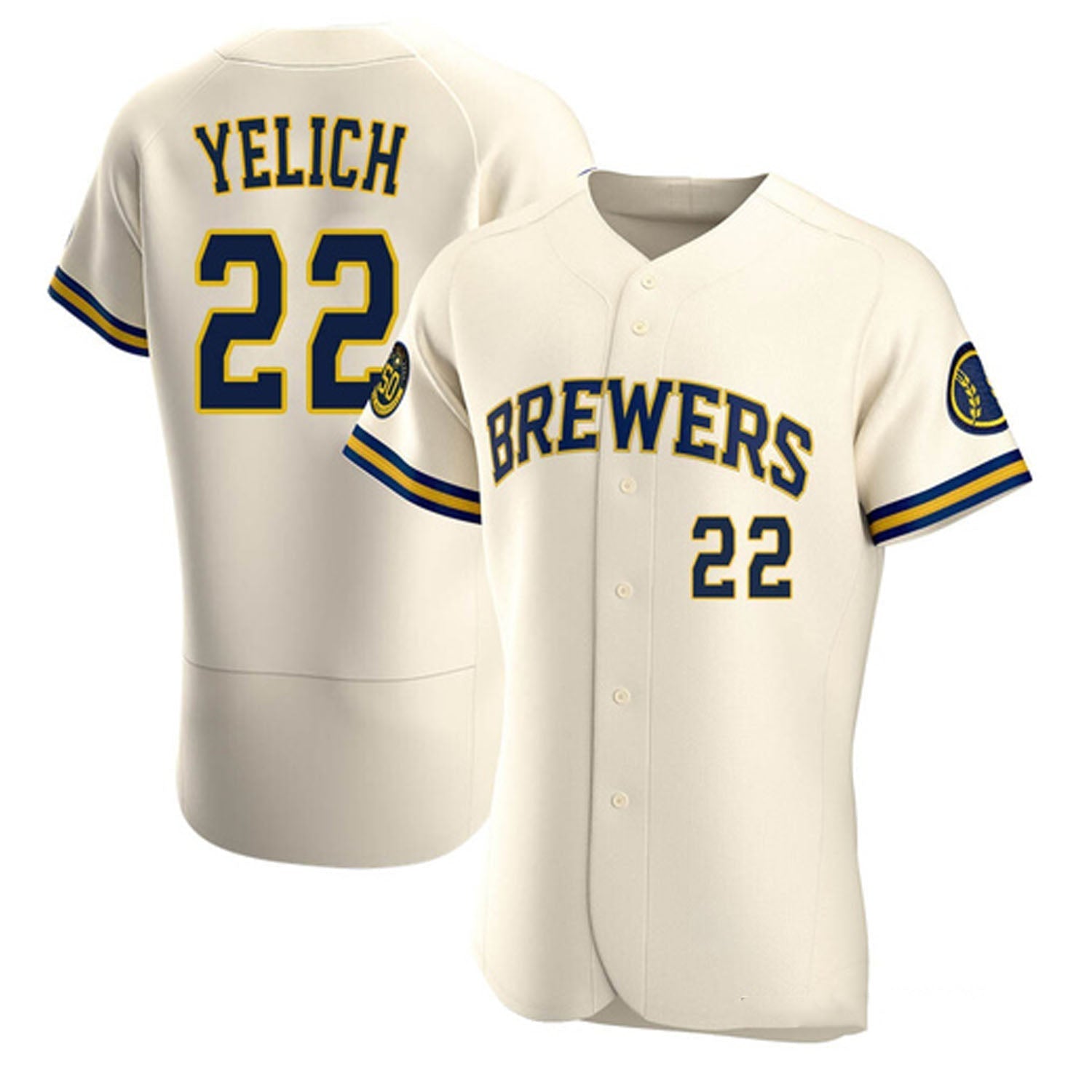 Christian Yelich Milwaukee Brewers 22 Jersey