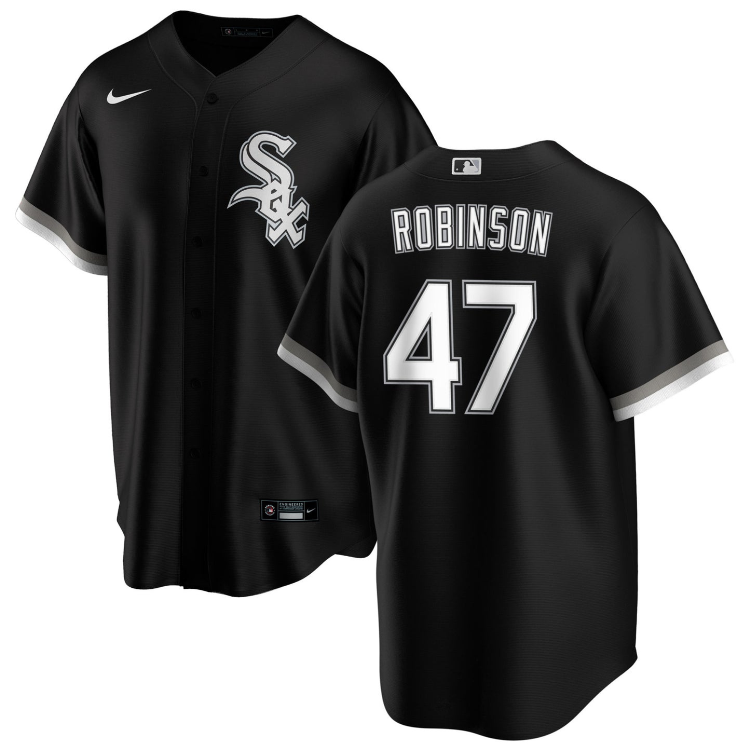 Chuckie Robinson Chicago White Sox 47 Jersey