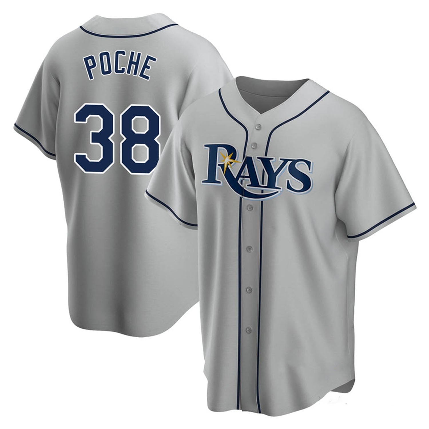 Colin Poche Tampa Bay Rays 38 Jersey