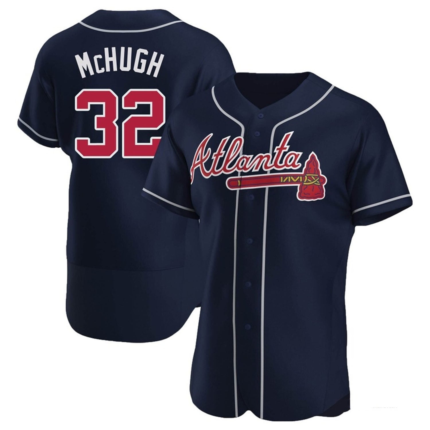 Collin McHugh Atlanta Braves 32 Jersey