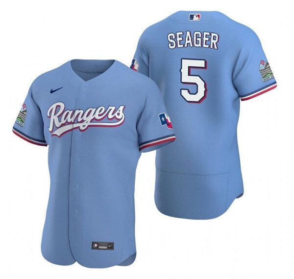Corey Seager Texas Rangers 5 Jersey