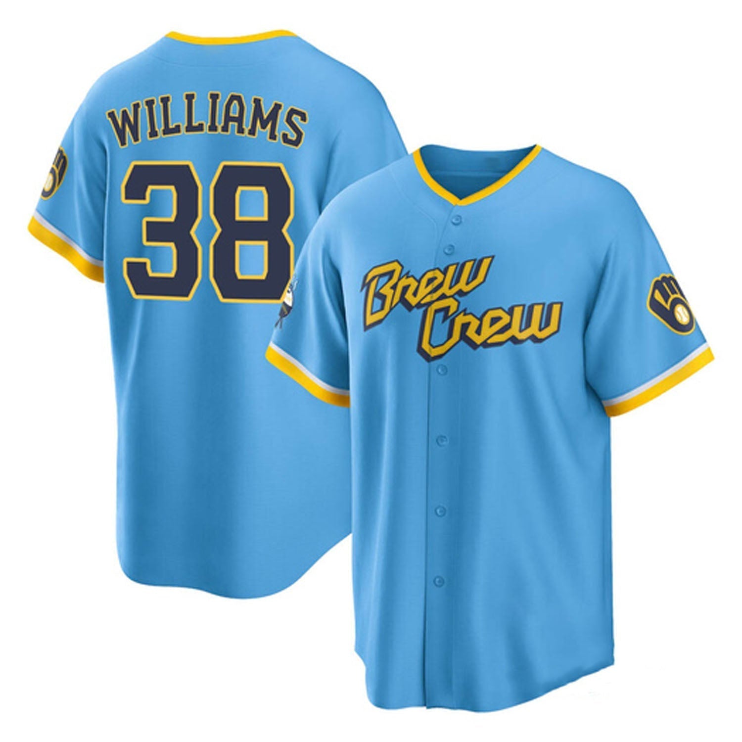 Devin Williams Milwaukee Brewers 38 Jersey