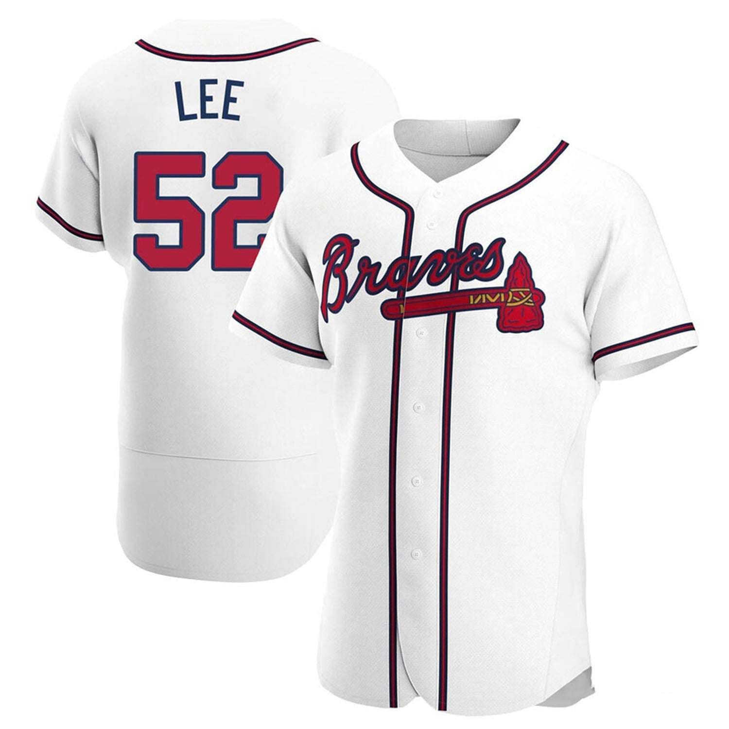 Dylan Lee Atlanta Braves 52 Jersey