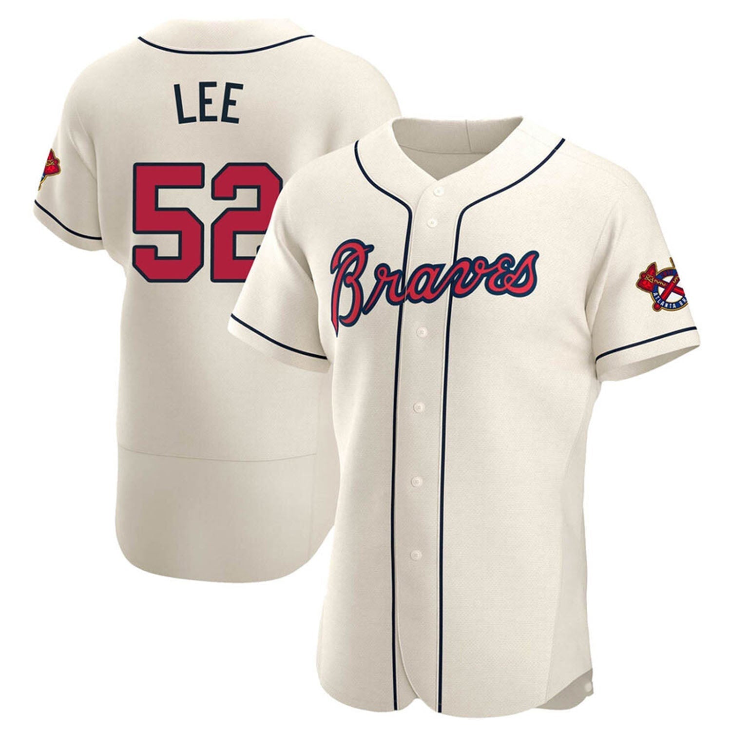 Dylan Lee Atlanta Braves 52 Jersey