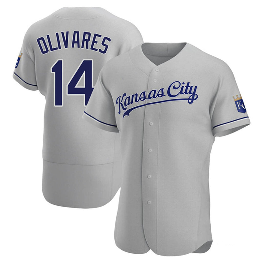 Edward Olivares Kansas City Royals 14 Jersey