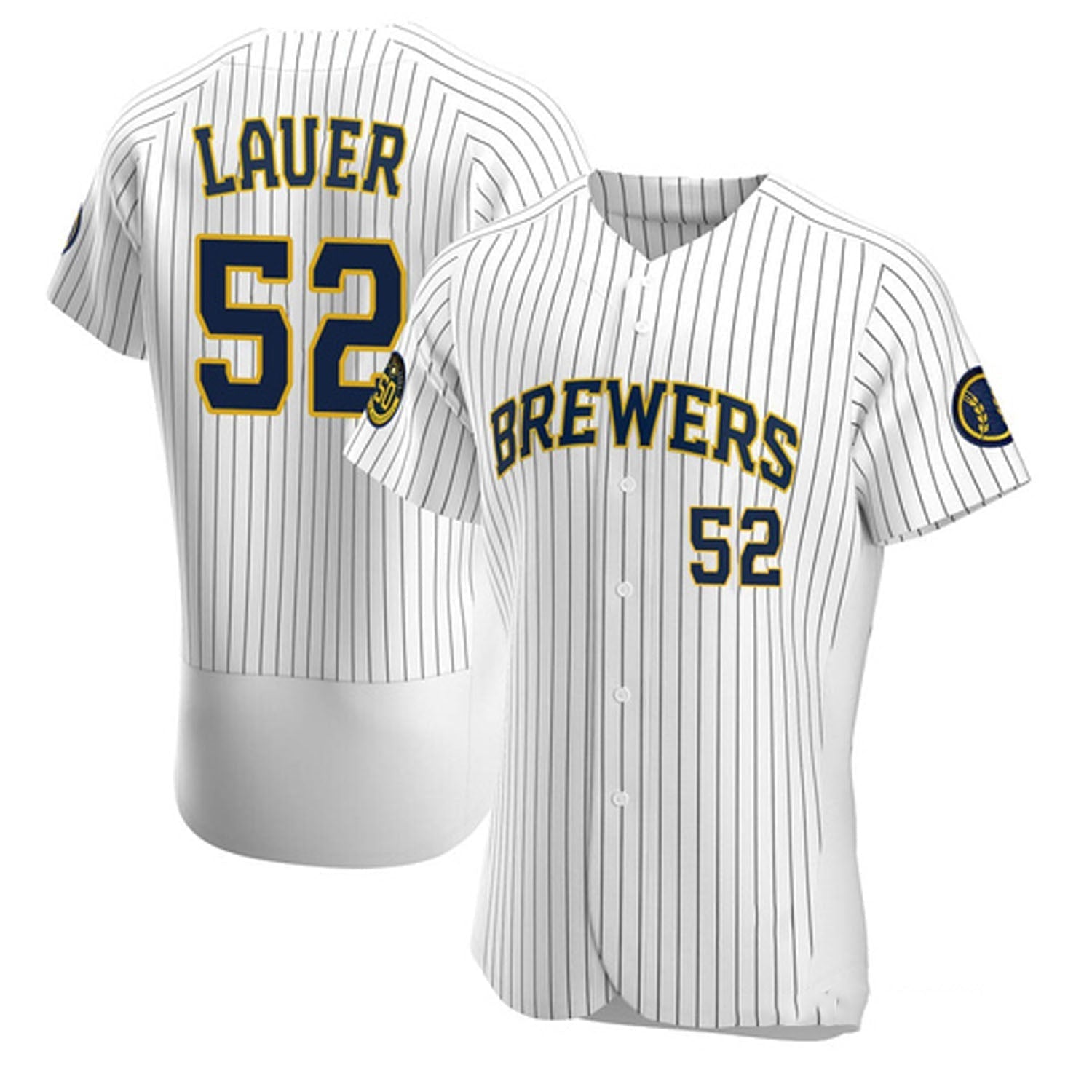 Eric Lauer Milwaukee Brewers 52 Jersey