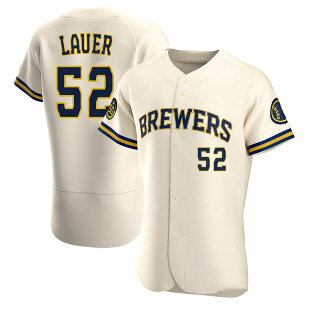Eric Lauer Milwaukee Brewers 52 Jersey
