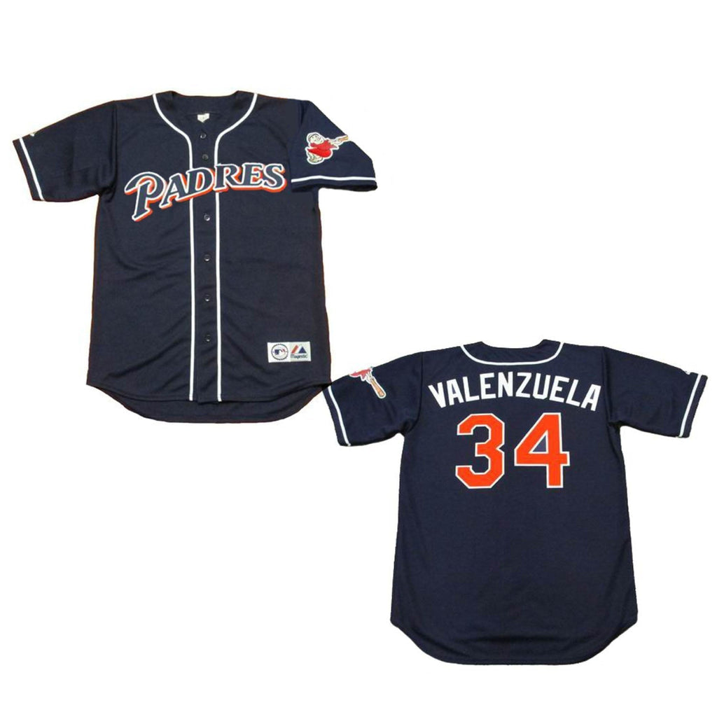 Fernando Valenzuela San Diego Padres 34 Jersey