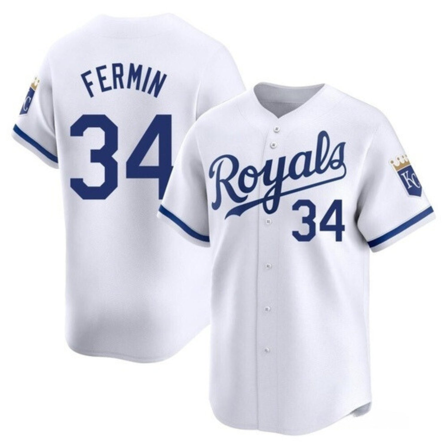 Freddy Fermin Kansas City Royals 34 Jersey