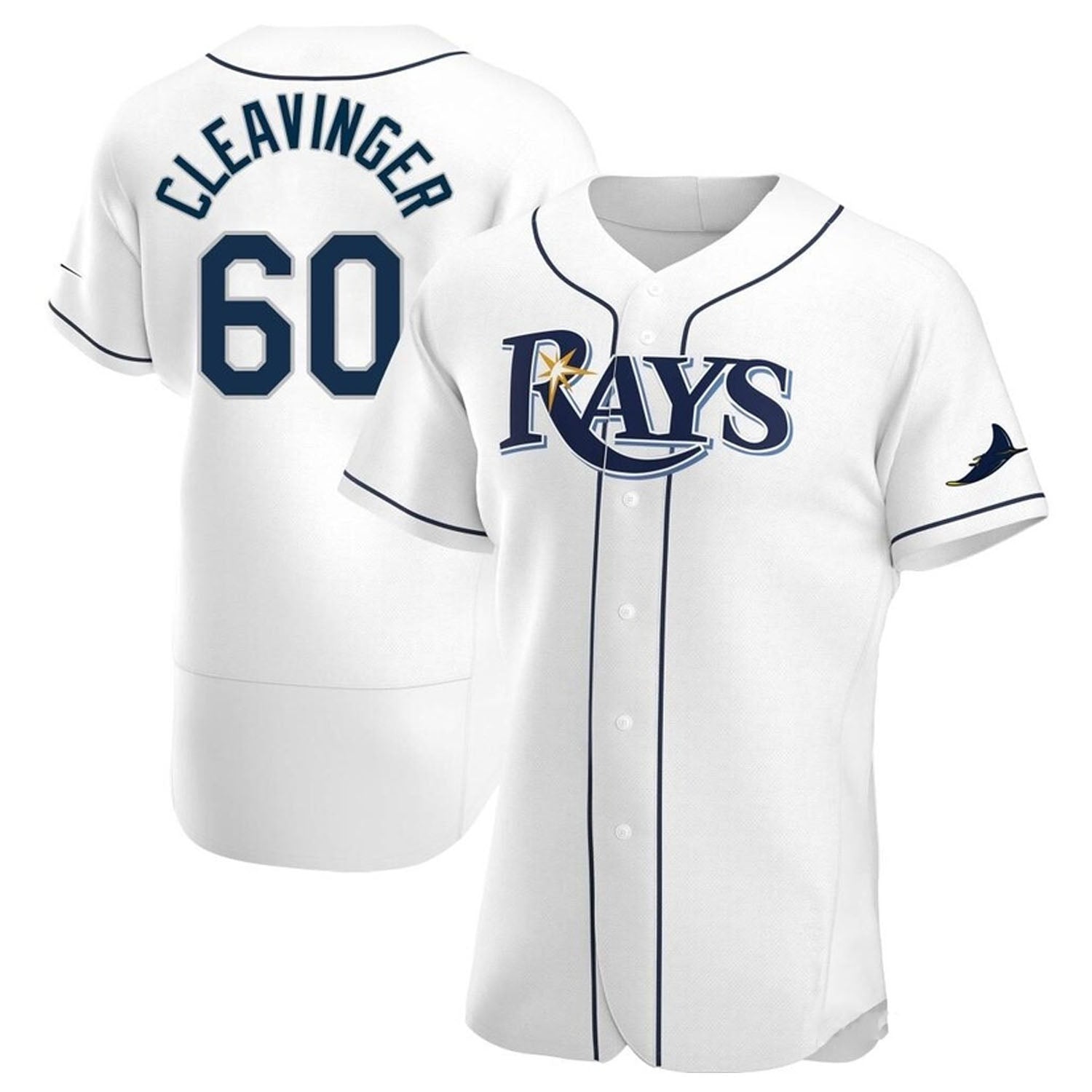 Garrett Cleavinger Tampa Bay Rays 60 Jersey