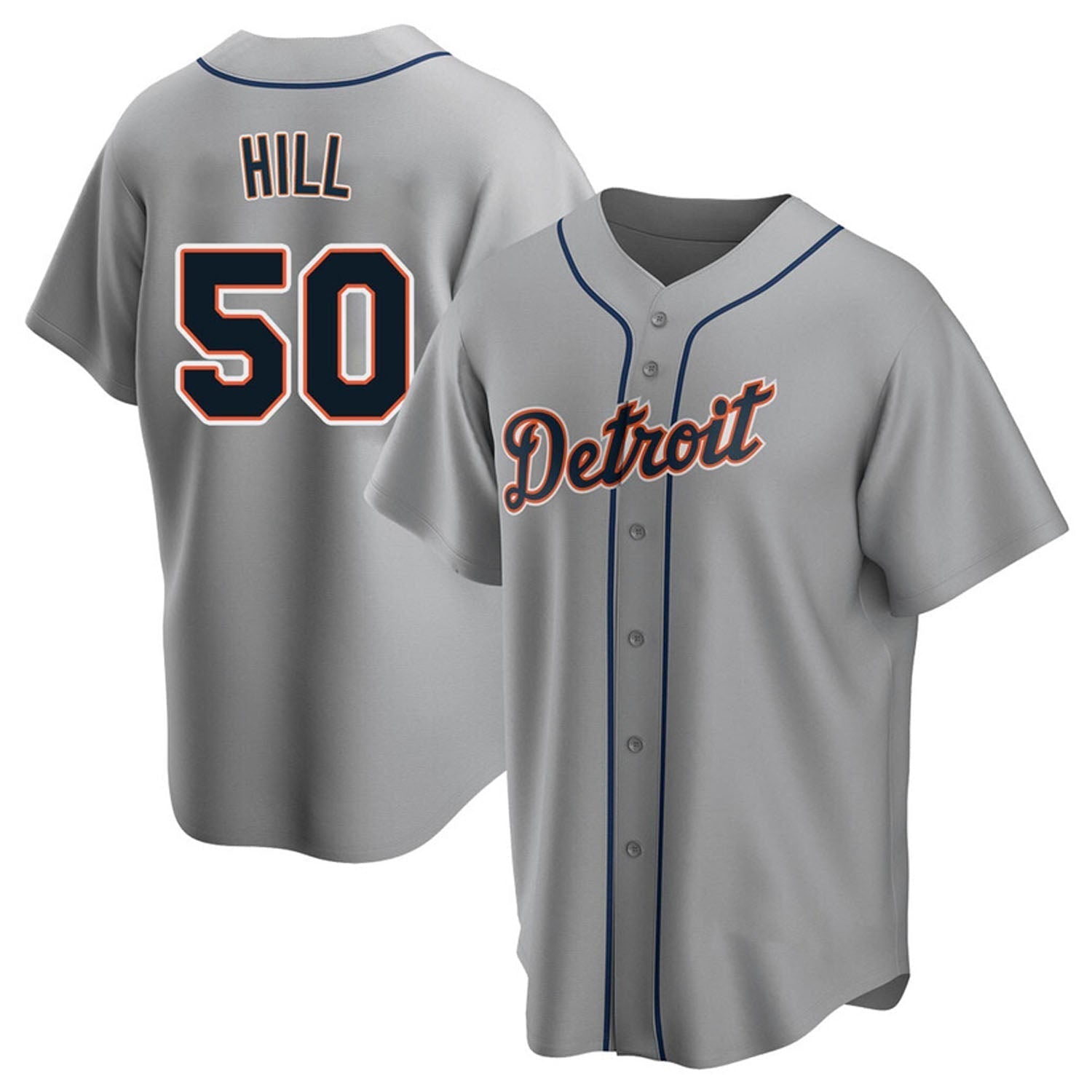 Garrett Hill Detroit Tigers 50 Jersey