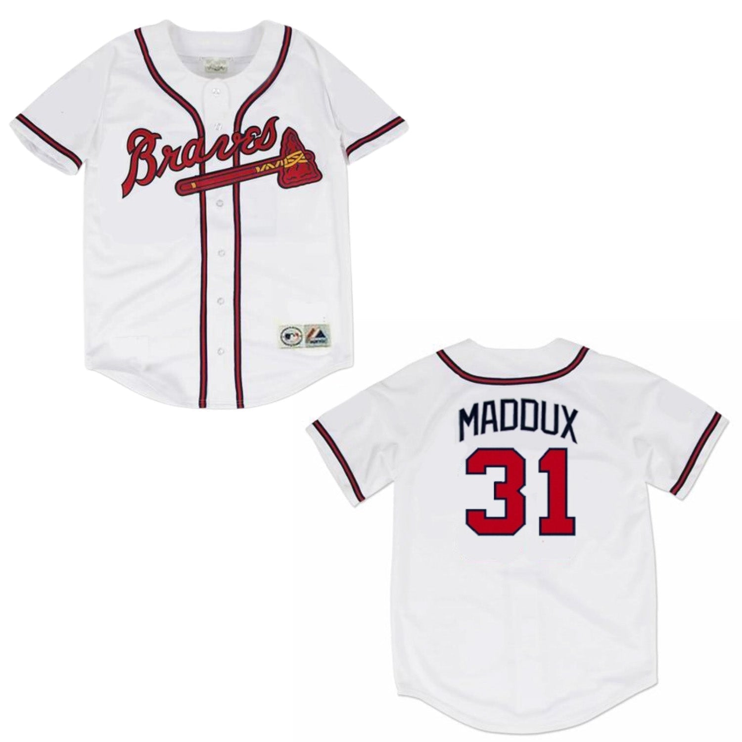 Greg Maddux Atlanta Braves 31 Jersey