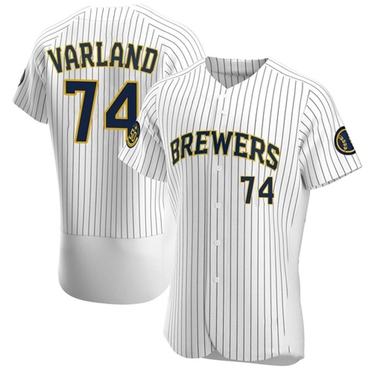 Gus Varland Milwaukee Brewers 74 Jersey