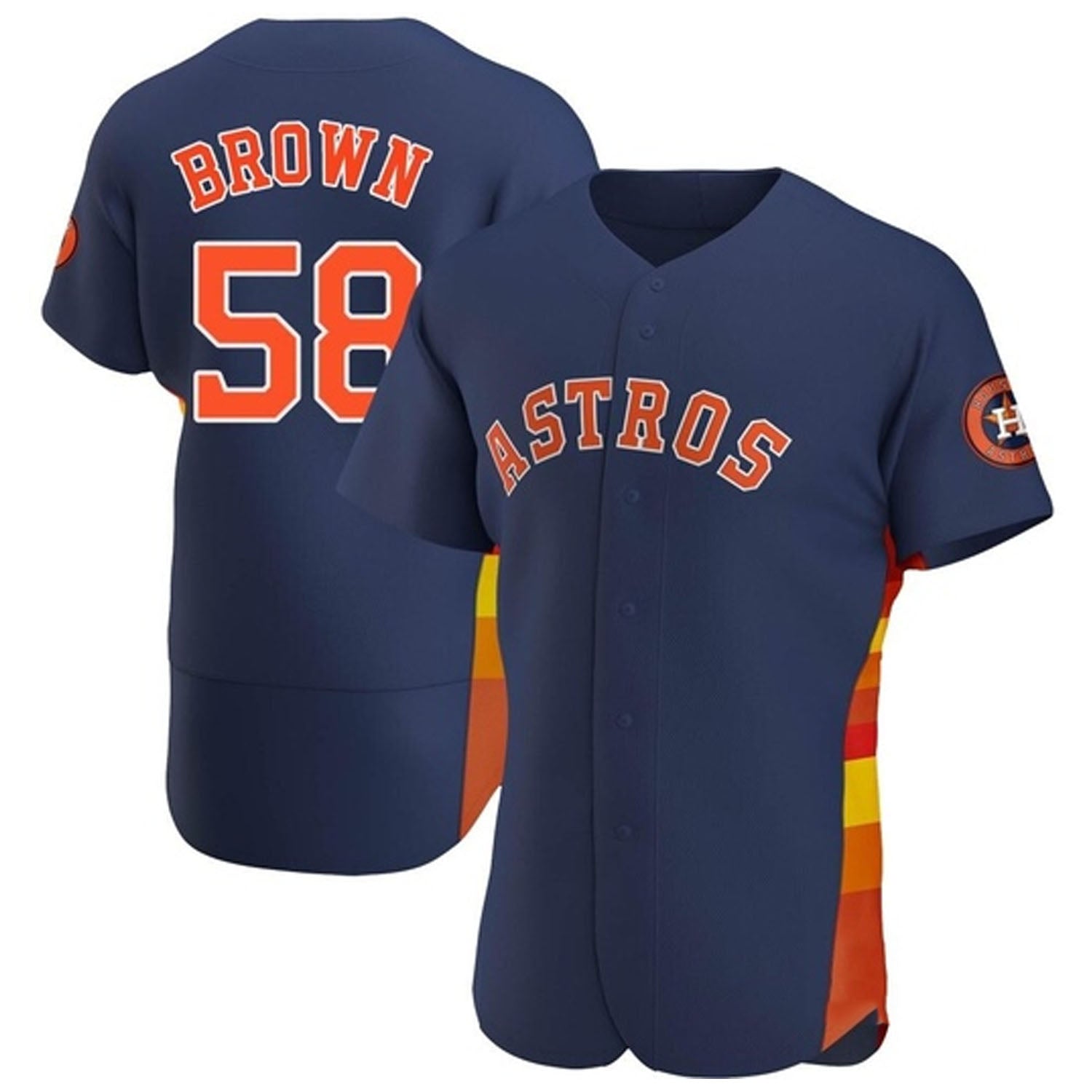 Hunter Brown Houston Astros 58 Jersey