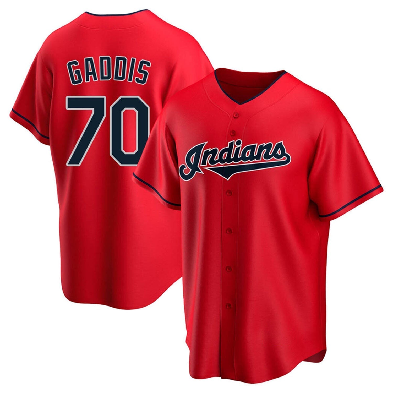 Hunter Gaddis Cleveland Indians 70 Jersey