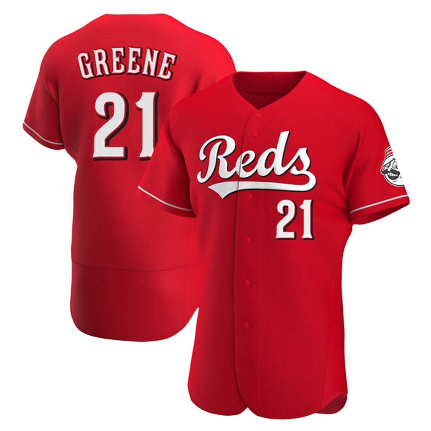 Hunter Greene Cincinnati Reds 21 Jersey