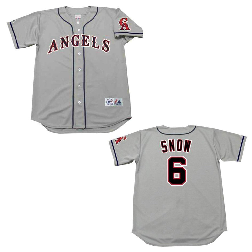 J.T. Snow California Angels 6 Jersey