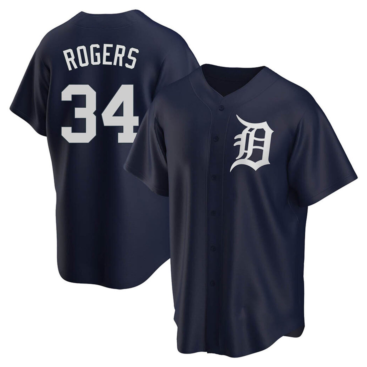 Jake Rogers Detroit Tigers 34 Jersey